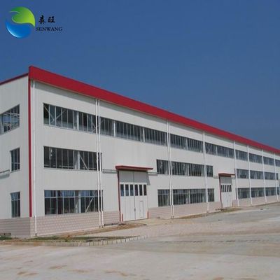 Live Load 0.5KNm2 Steel Structure Workshop Incorporating Optional Lighting System and Color Steel Panels Wallmaterial for Commercial