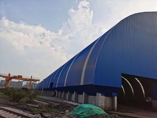 날씨에 견고하고 불 retardant 철강 구조 트러스 내부 및 외부 사용을위한 볼트 또는 용접 된 설치