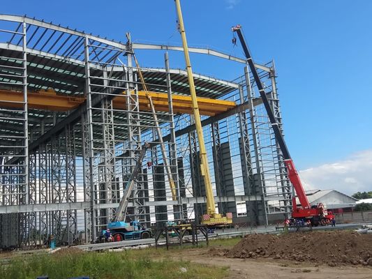 탄소 강철 H 빔 강철 구조 헝거 Q235B Q355B 강철 건물 헝거