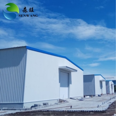 Q235 Q355 프레임 및 샌드위치 패널을 갖춘 내화강철 창고