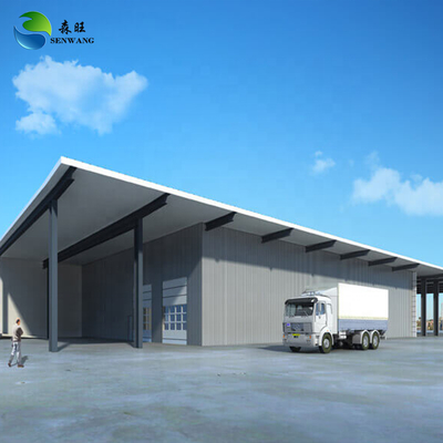ISO 9001 인증을 받은 스틸 구조물 창고와 샌드위치 패널 클레이딩