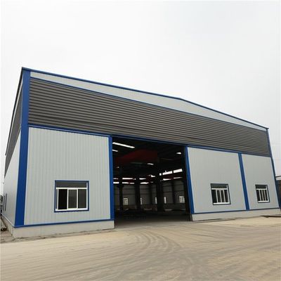 Sa 2.5 샷 블래스팅 레벨 및 유럽 S235 & S355 재료 등급과 가설 철강 구조물 창고