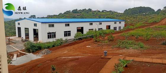 부식 방지 페인트 또는 아연 도금 강철 구조 창고, 지붕 경사 30%, 설치 기간 2~4주