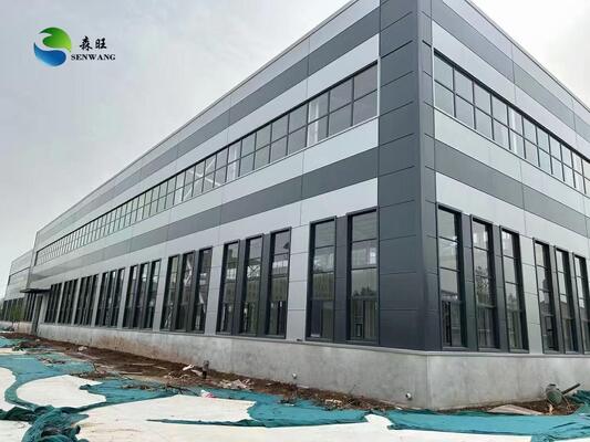 가벼운 철강 Q355 및 짧은 건설 기간과 함께 9 포인트 철강 구조 작업실