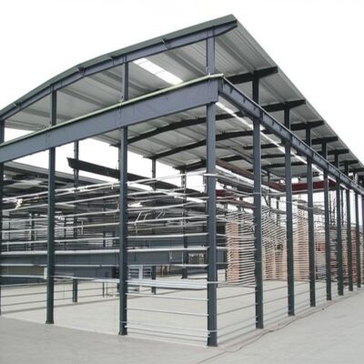 지진 9 포인트 철강 구조 작업실 가벼운 철강 Q355 주요 프레임으로 짧은 건설 기간