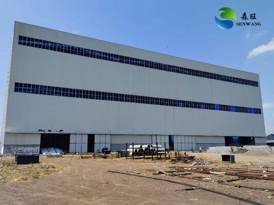 Steel Structure Warehouse with Earthquake Resistance 7~9 Grade, Aluminum Alloy Double Glass Windows, and Fireproof Waterproof Windproof Features