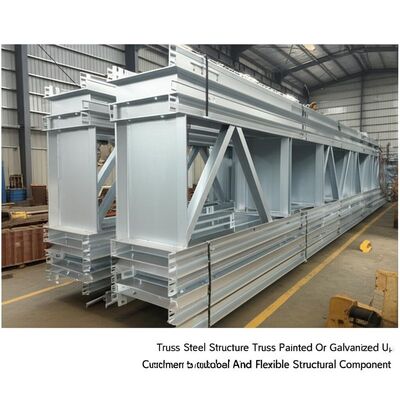 날씨에 저항하는 철강 구조 트러스 A급 방화 방지 등급 및 커스터마이징 가능한 높이 6-50m
