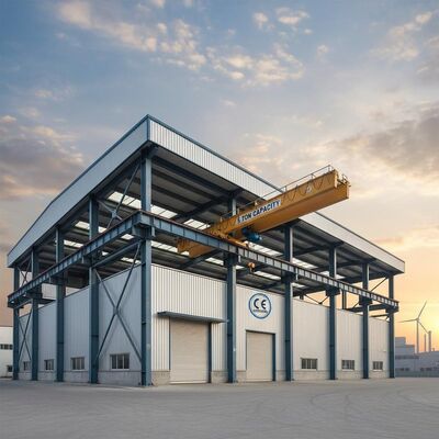 산업용 용품으로 볼트 연결을 갖춘 경식 저항성 Q235 Q355B 등급 철강 구조 작업실